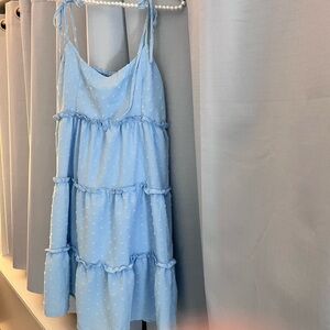 Light Blue Tiered Sundress